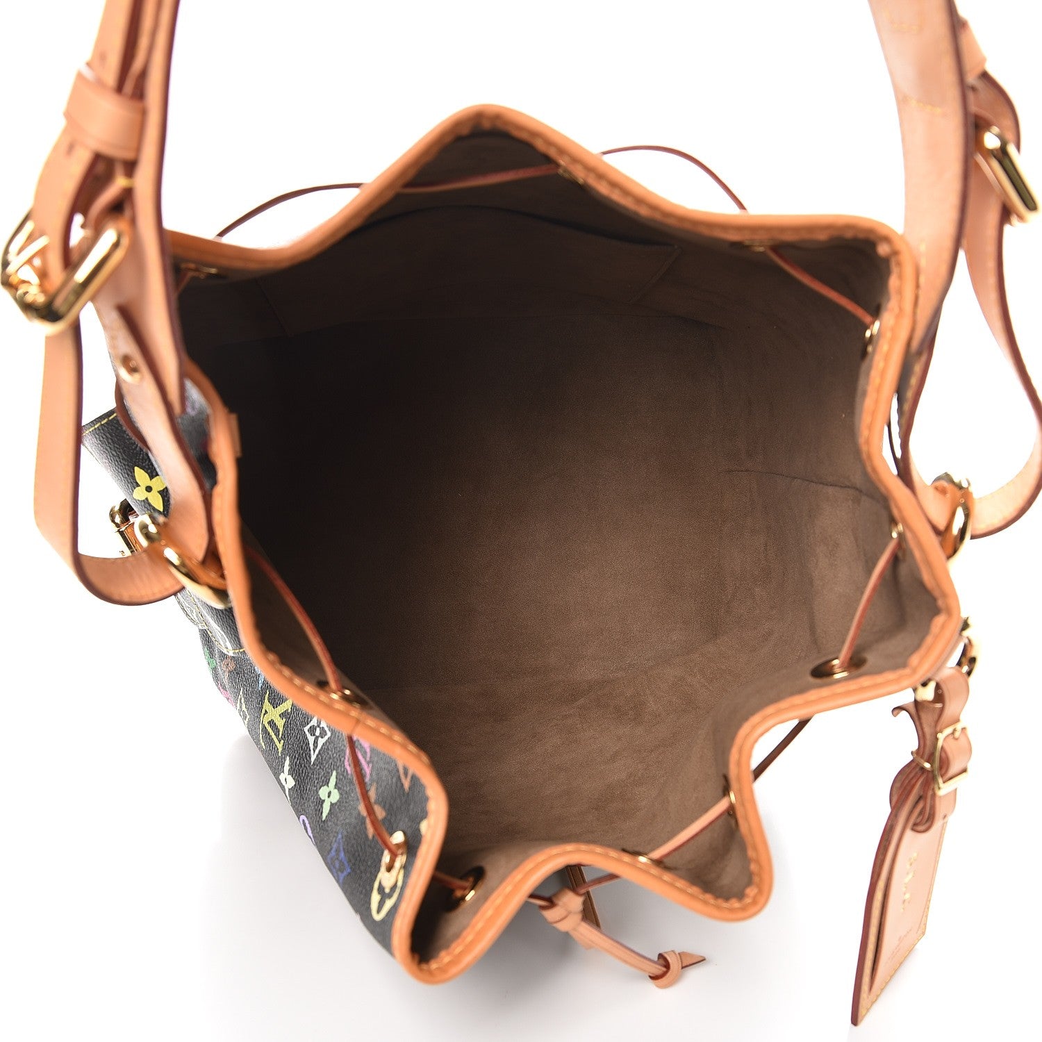 Louis Vuitton Monogram Multicolor Petit Noe Black 5 of 10