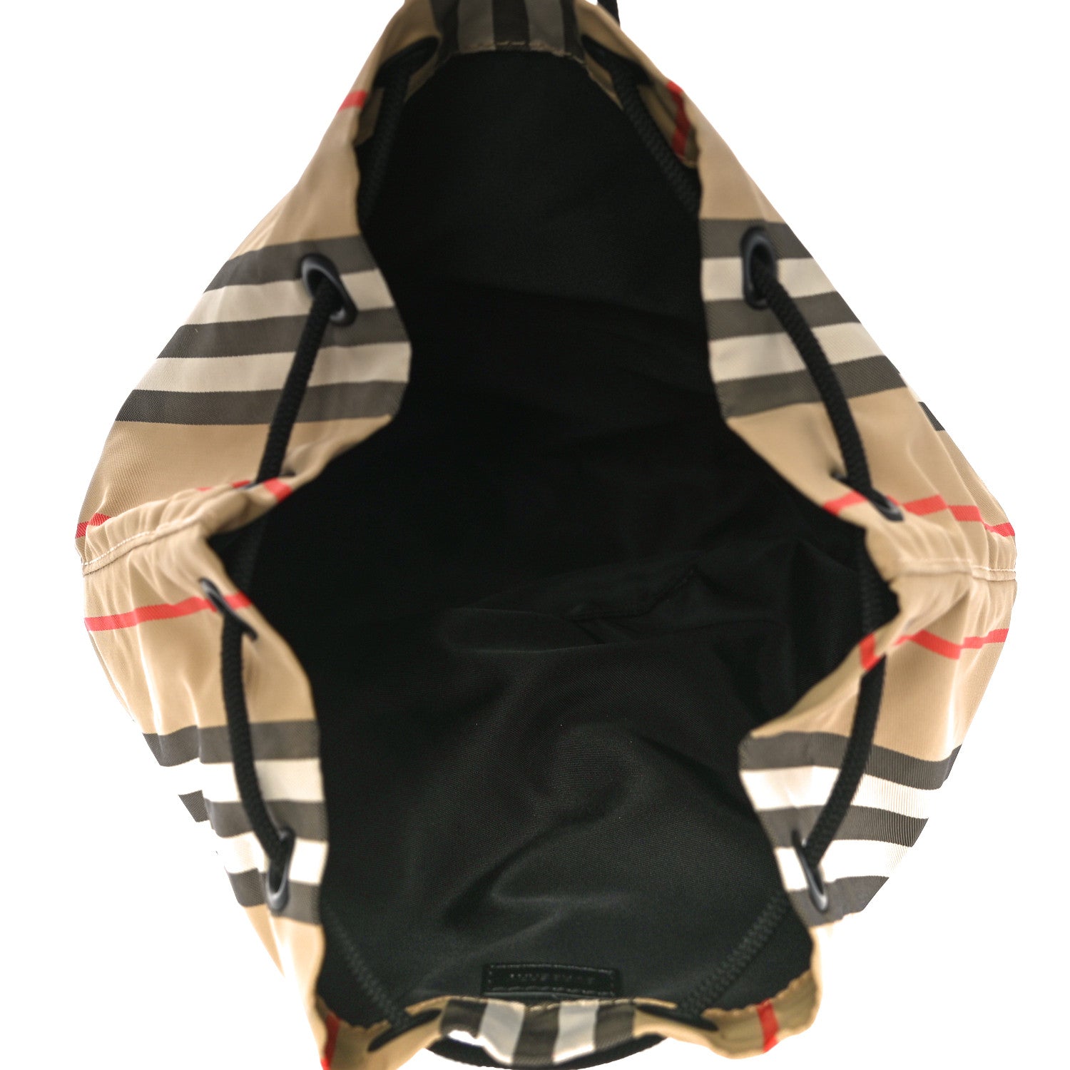 Burberry Econyl Icon Stripe Phoebe Drawcord Pouch Archive Beige 5 of 9