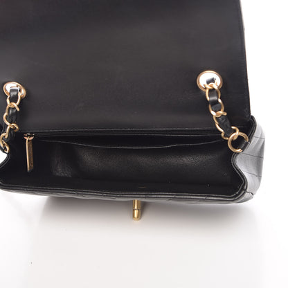 Chanel Lambskin Chevron Quilted Mini Rectangular Flap Black 5 of 11