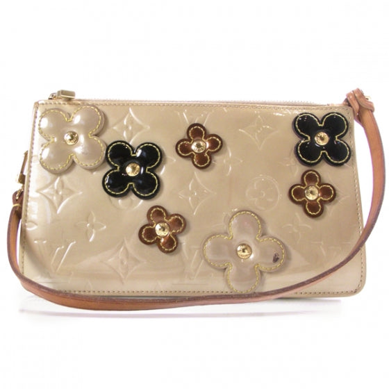Vernis Lexington Fleur Pochette Beige