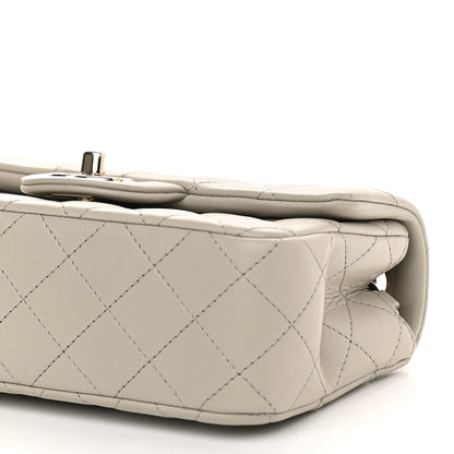 Chanel Lambskin Quilted Mini Rectangular Flap Grey 9 of 9