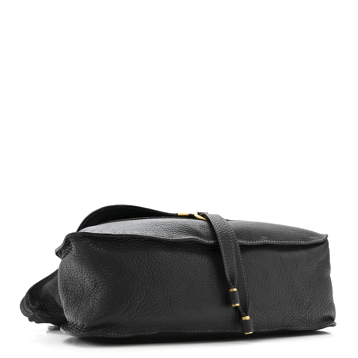 Calfskin Medium Marcie Satchel Black