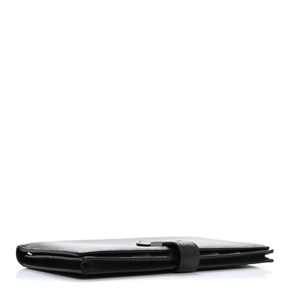 Hermes Epsom Bearn Gusset Wallet Black 4 of 14