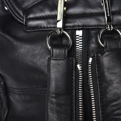 Alexander Wang Lambskin Marti Backpack Bag Washed Black Rhodium Hardware 12 of 15