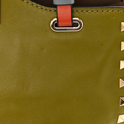 Valentino Garavani Vitello Colorblock Small Rockstud Tote Multicolor 11 of 11