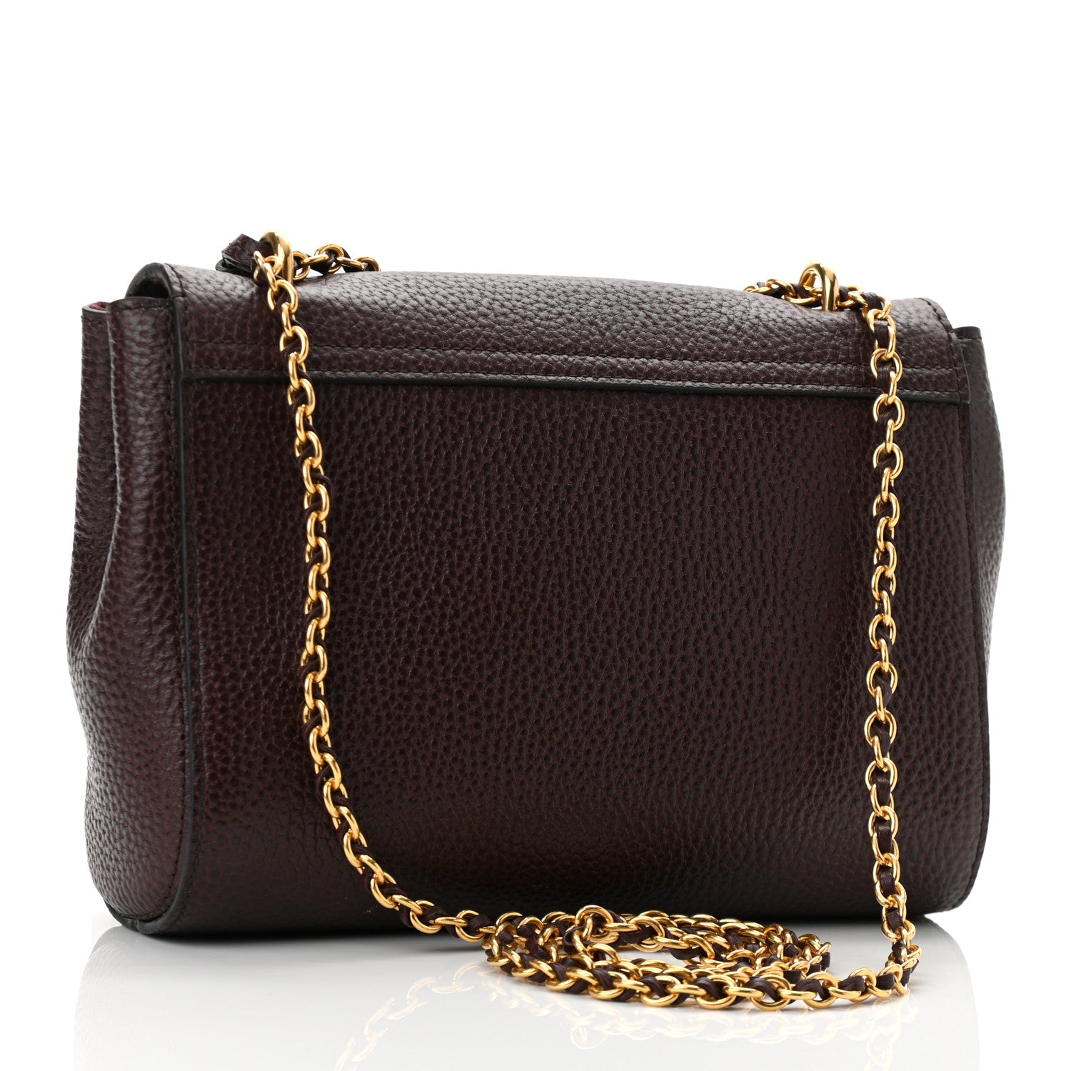 Mulberry Small Classic Grain Calfskin Small Lily Flap Oxblood 2 of 8