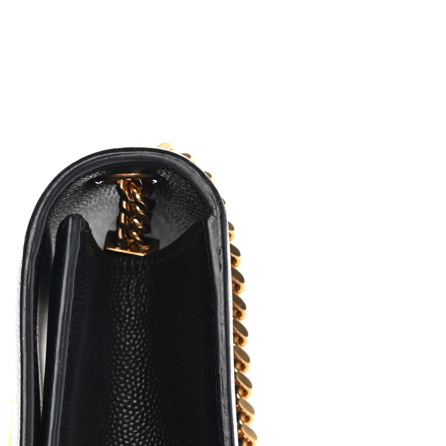 Saint Laurent Grain De Poudre Medium Classic Monogram Kate Satchel Black 12 of 14