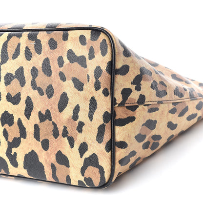 Givenchy Textured Coated Canvas Leopard Print Large Antigona Tote 11 of 14