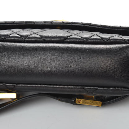 Versace Nappa Barocco Quilted Vanitas Medea Belt Bag Black 12 of 13