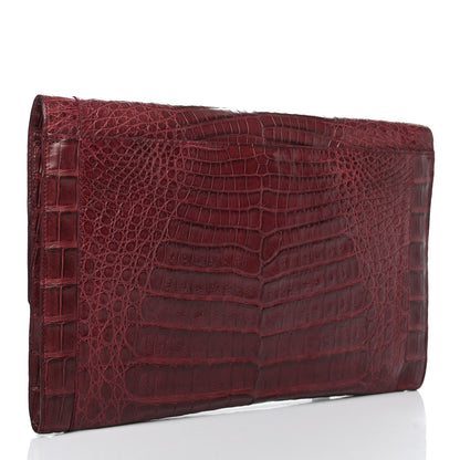 Nancy Gonzalez Crocodile Bar Clutch Purple 3 of 8