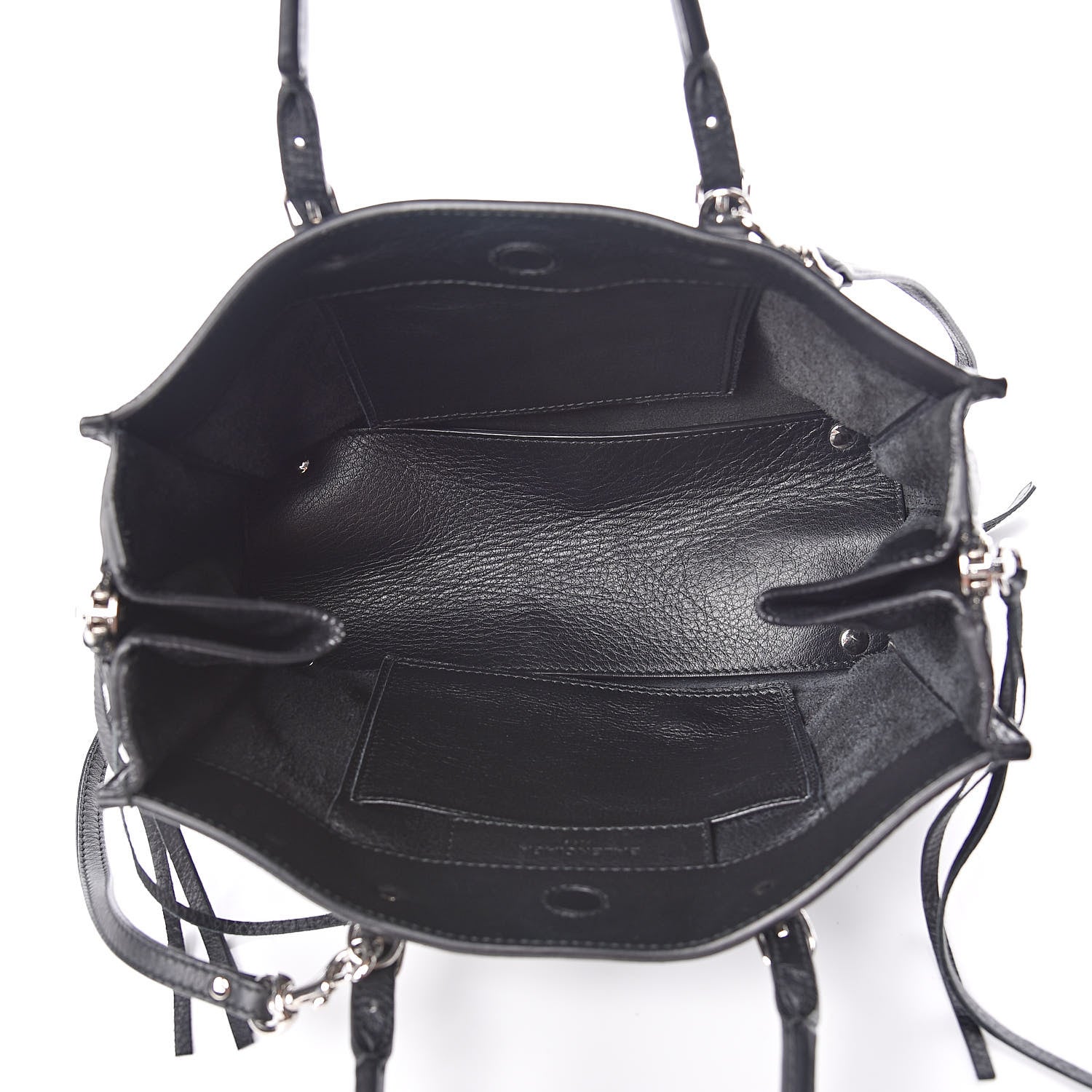 Balenciaga Veau Papier A6 Zip Around Tote Black 5 of 10