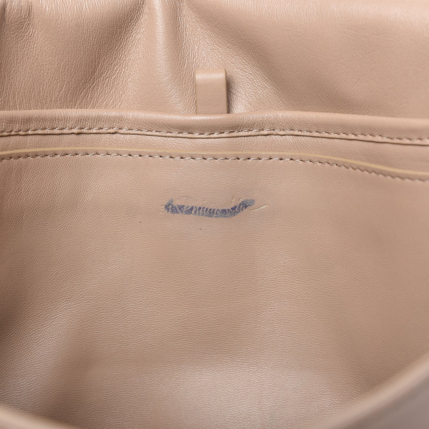 Calfskin Oversized Alix Shoulder Bag Beige