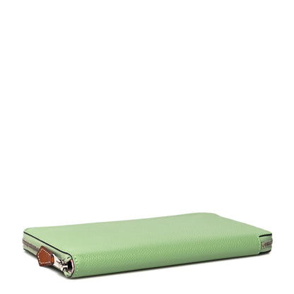 Hermes Epsom Silk'In Wallet Vert Criquet 4 of 8
