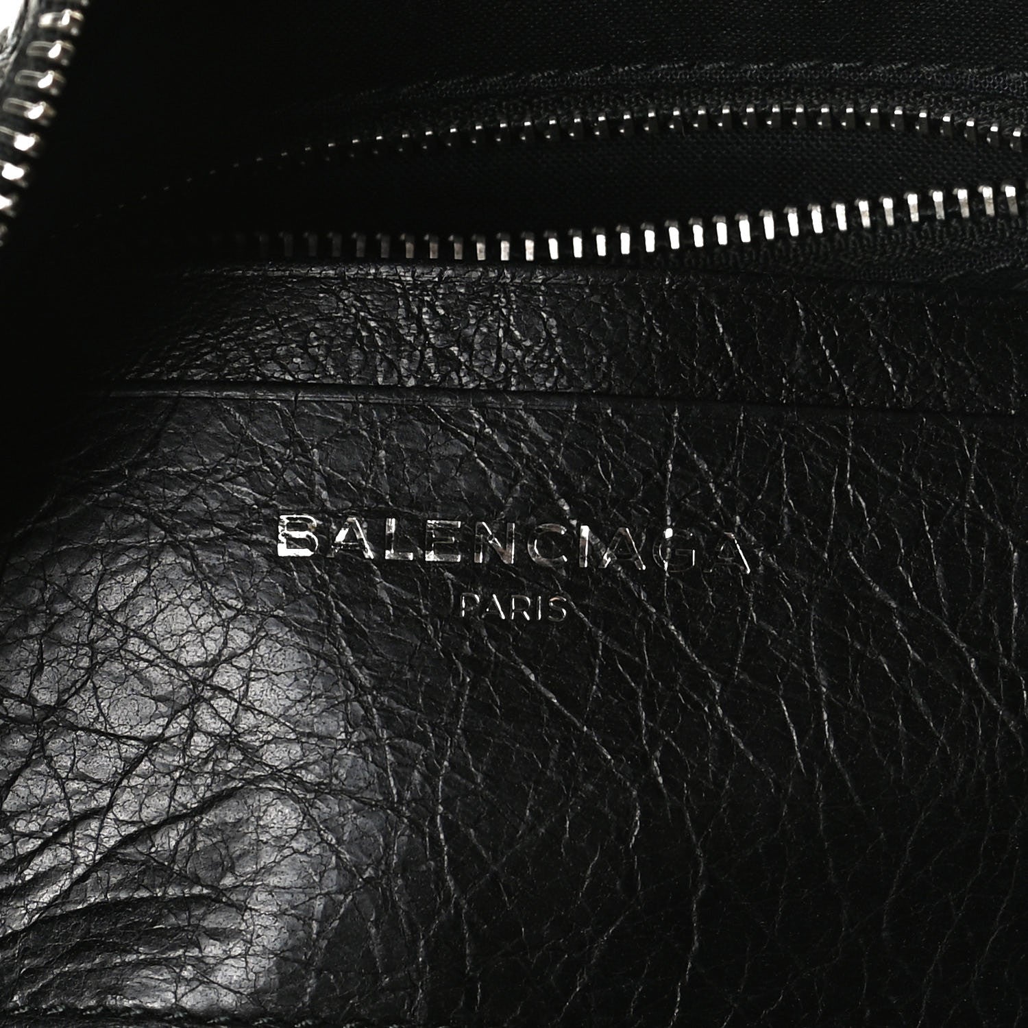 Balenciaga Agneau Classic Silver Hardware Graffiti Reporter XS Black 6 of 11