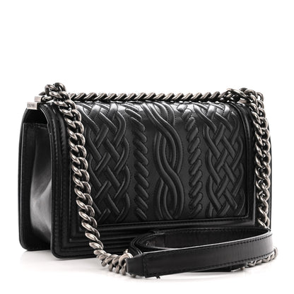 Chanel Lambskin Medium Celtic Boy Flap Black 3 of 15