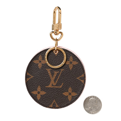 Louis Vuitton Monogram LV Mirror Bag Charm Key Holder Rose Ballerine 2 of 7