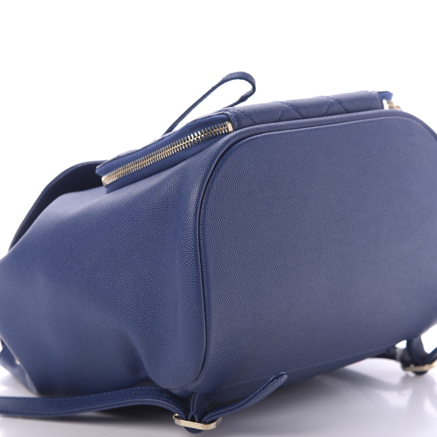 Chanel Caviar Quilted Business Affinity Backpack Blue 5 of 12