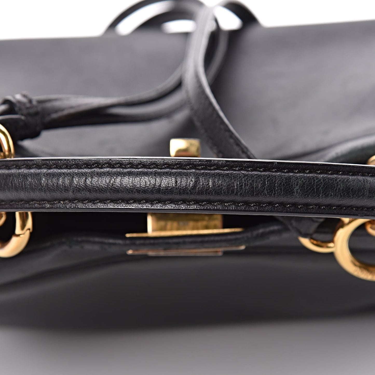 Nappa Mini Peekaboo Iconic Satchel Black