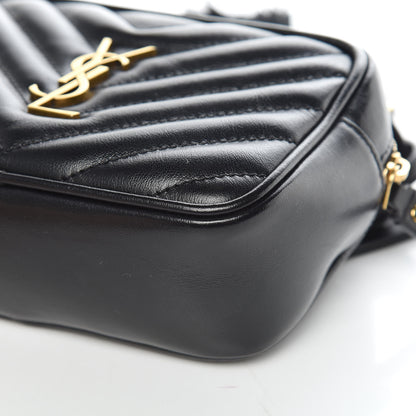 Saint Laurent Calfskin Matelasse Monogram Lou Belt Bag Black 9 of 9