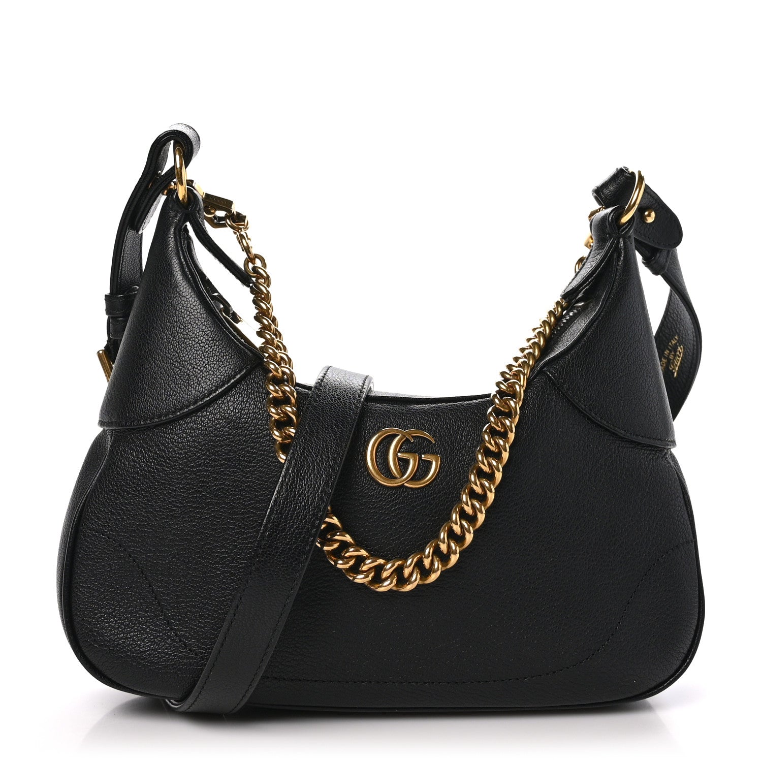 Gucci Goatskin Small Aphrodite Shoulder Bag Black 1 of 10