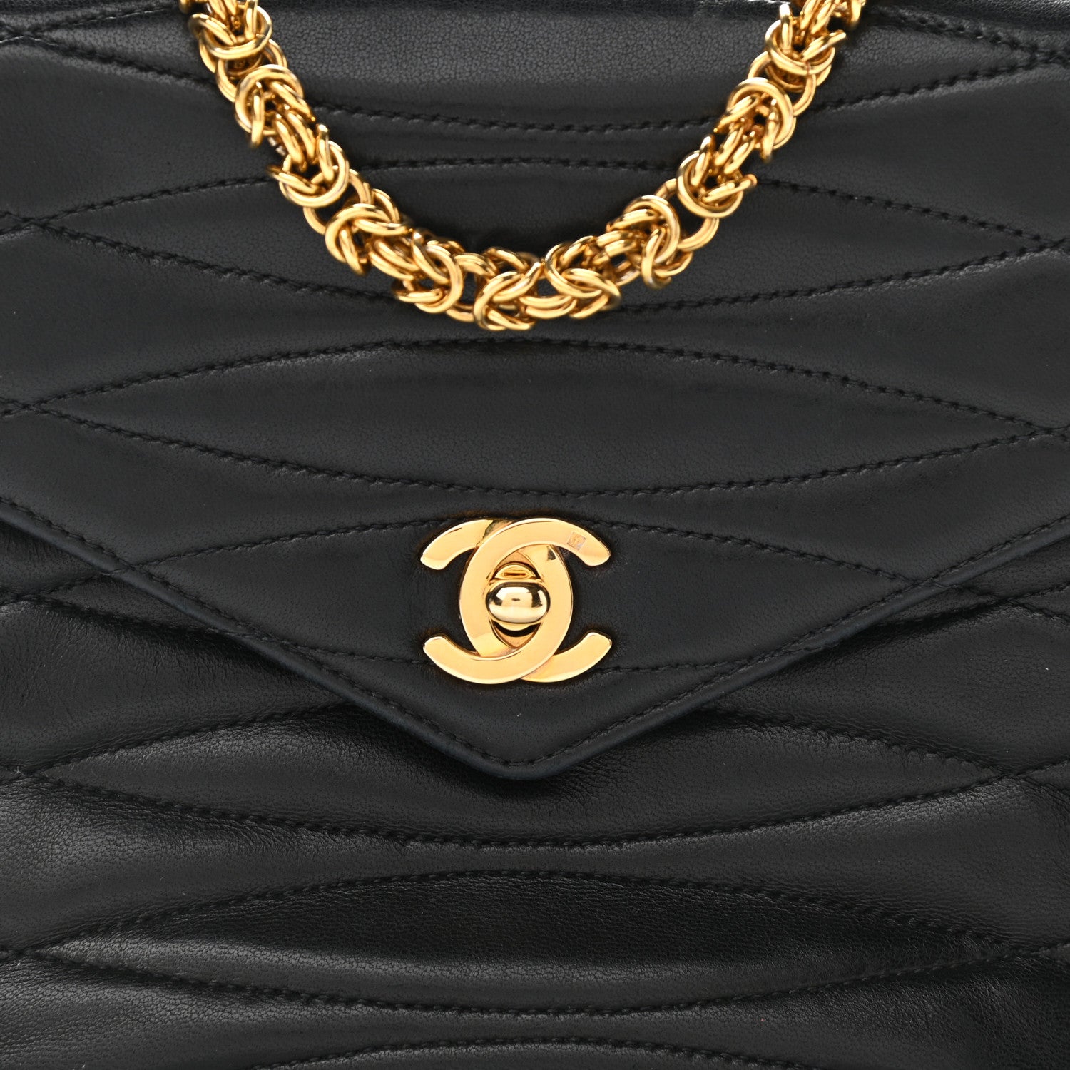 Chanel Lambskin Quilted Small Single Flap Black 9 of 12
