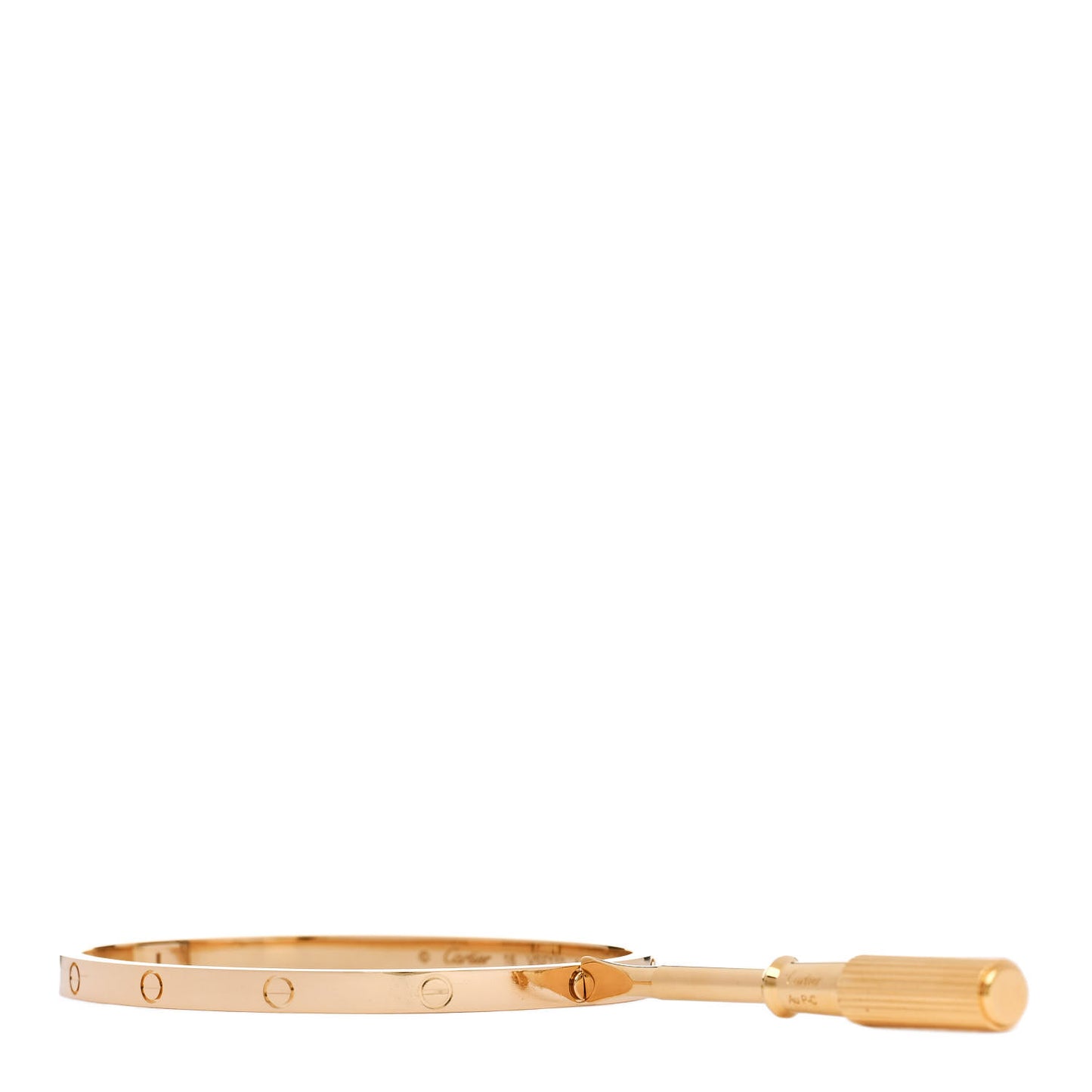 18K Yellow Gold Small LOVE Bracelet 16