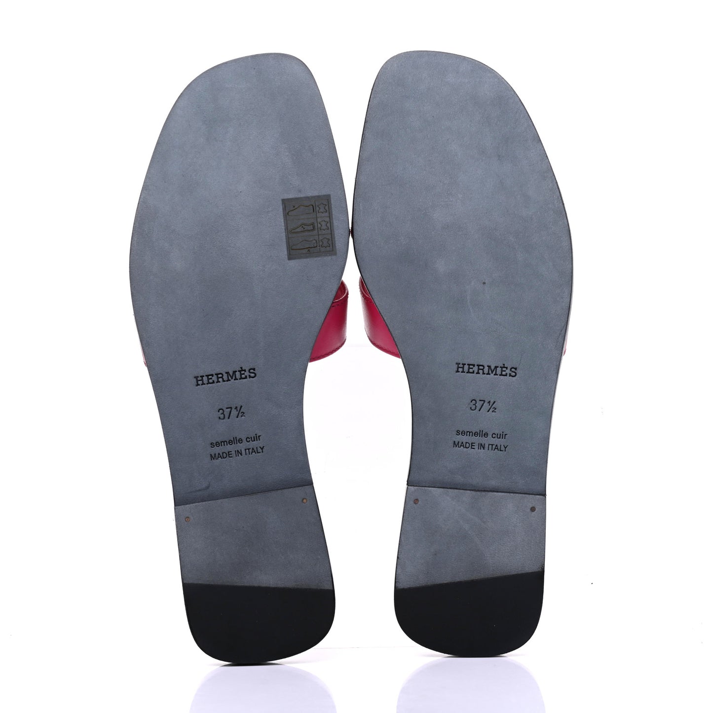 Calfskin Oran Sandals 37.5 Rose Extreme