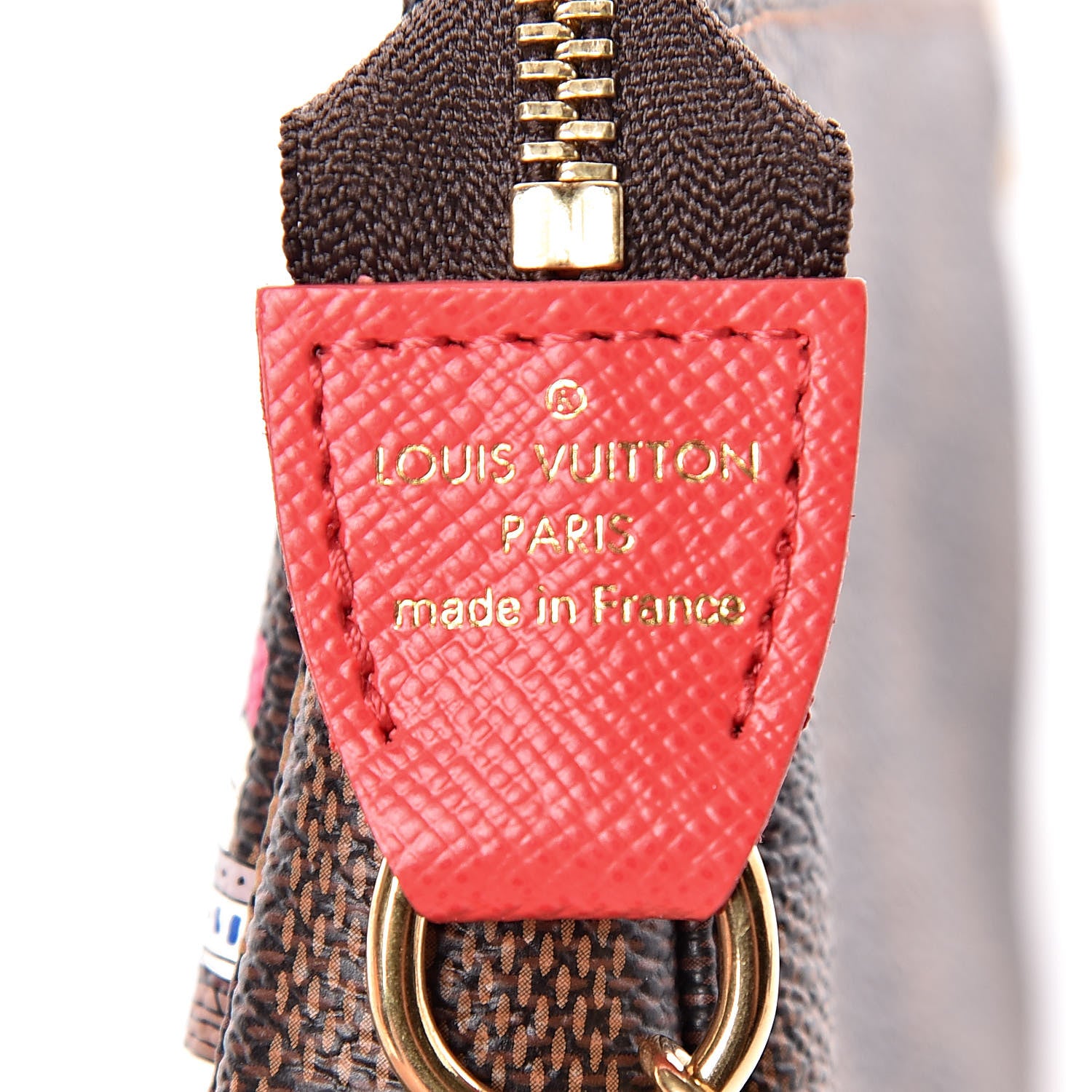 Louis Vuitton Damier Ebene 2016 Christmas Animation Mini Pochette Accessories 7 of 9