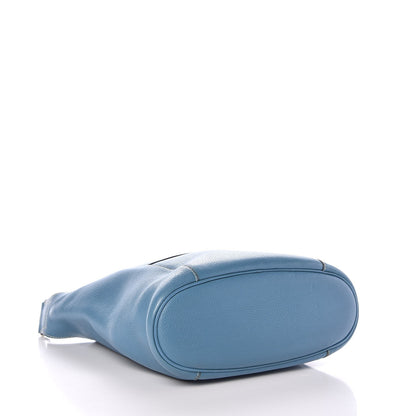Hermes Taurillon Clemence Sac Good News PM Blue Jean 4 of 7