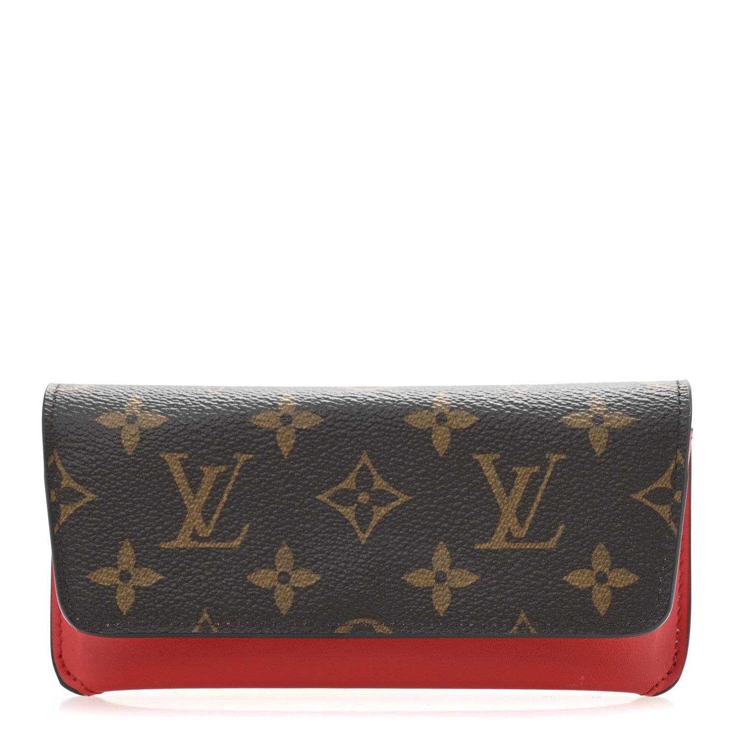 Louis Vuitton Monogram Woody Sunglass Case Rouge 1 of 8