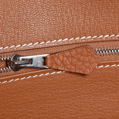 Hermes Taurillon Clemence Birkin 35 Gold 15 of 39