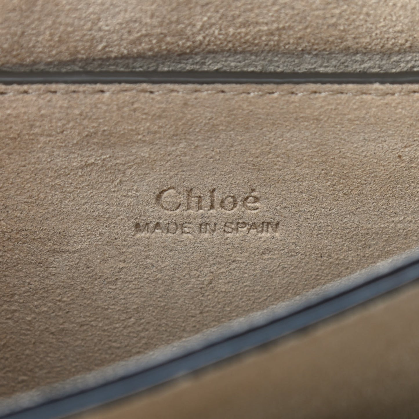 Suede Calfskin Small Faye Shoulder Bag Tobacco