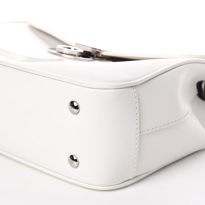 Burberry Trench Calfskin Medium DK88 Top Handle Bag Chalk White 7 of 11
