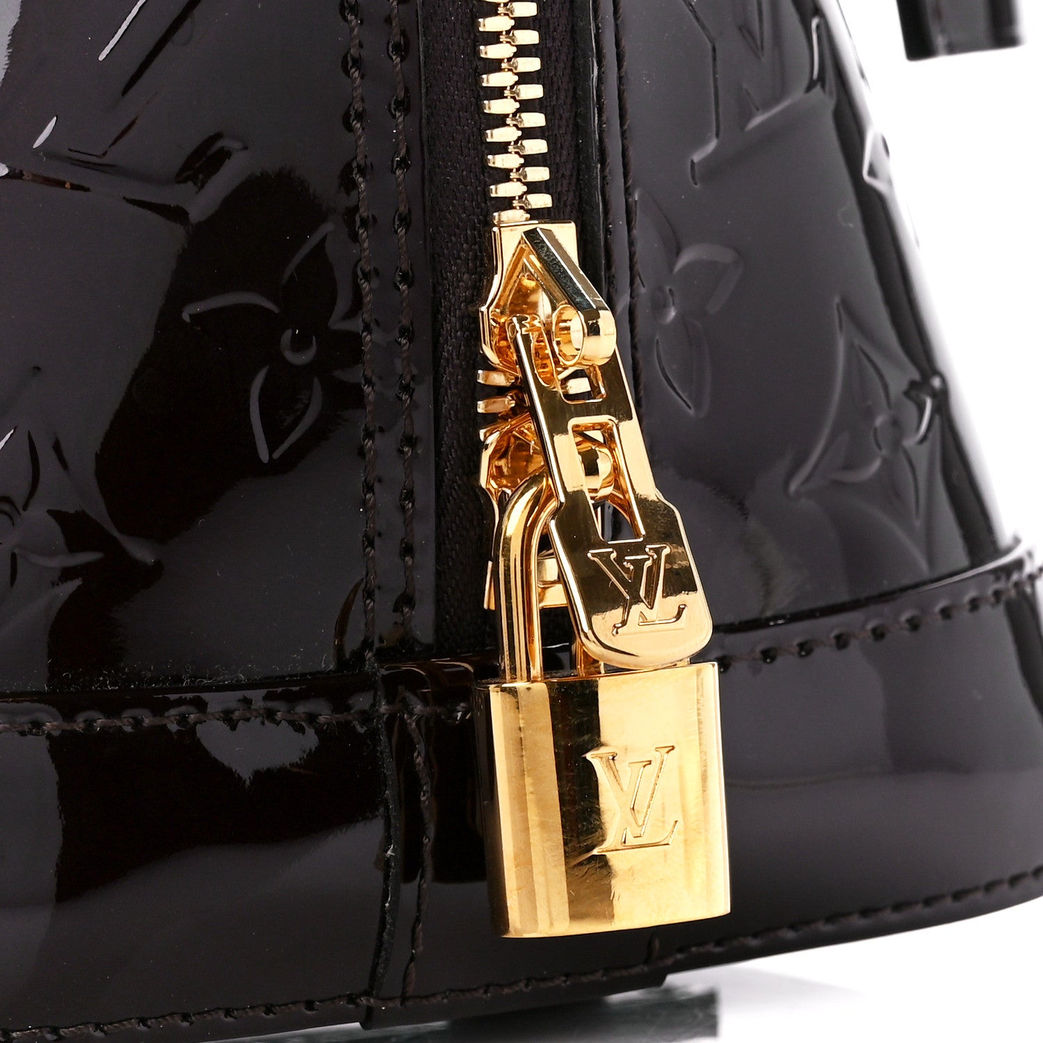 Louis Vuitton Vernis Alma PM Amarante 8 of 14