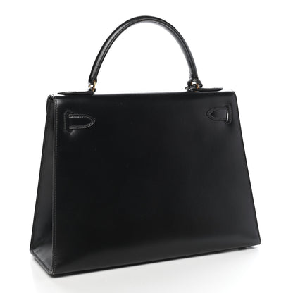 Hermes Box Kelly Sellier 28 Black 4 of 19