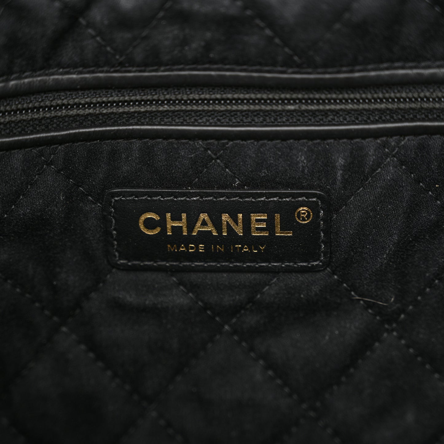 Calfskin Quilted Small Chanel 22 Black