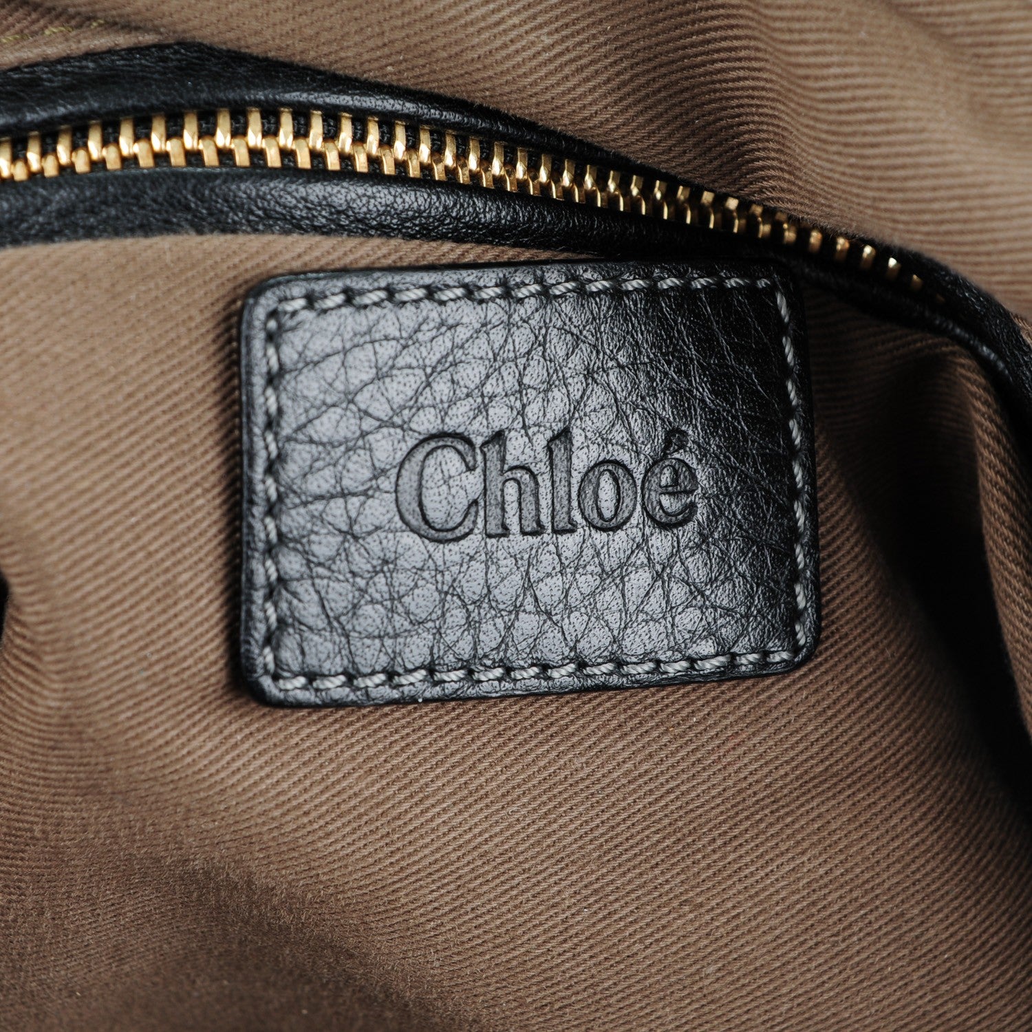 Chloe Calfskin Large Marcie Satchel Black 6 of 7