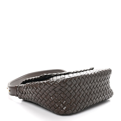 Bottega Veneta Nappa Intrecciato Small Cobble Shoulder Bag Light Brown 4 of 9