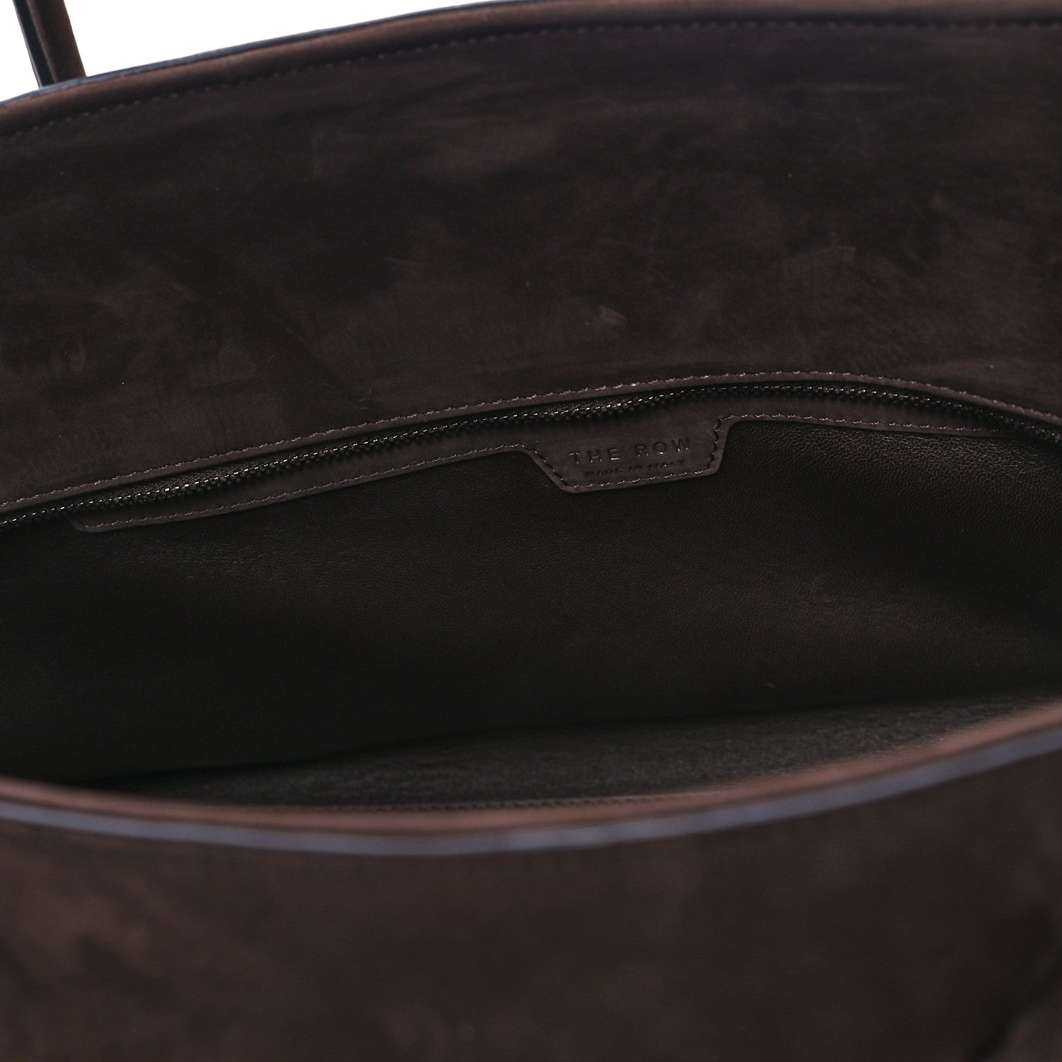 The Row Nubuck Terrasse Bag Dark Mocha 5 of 9