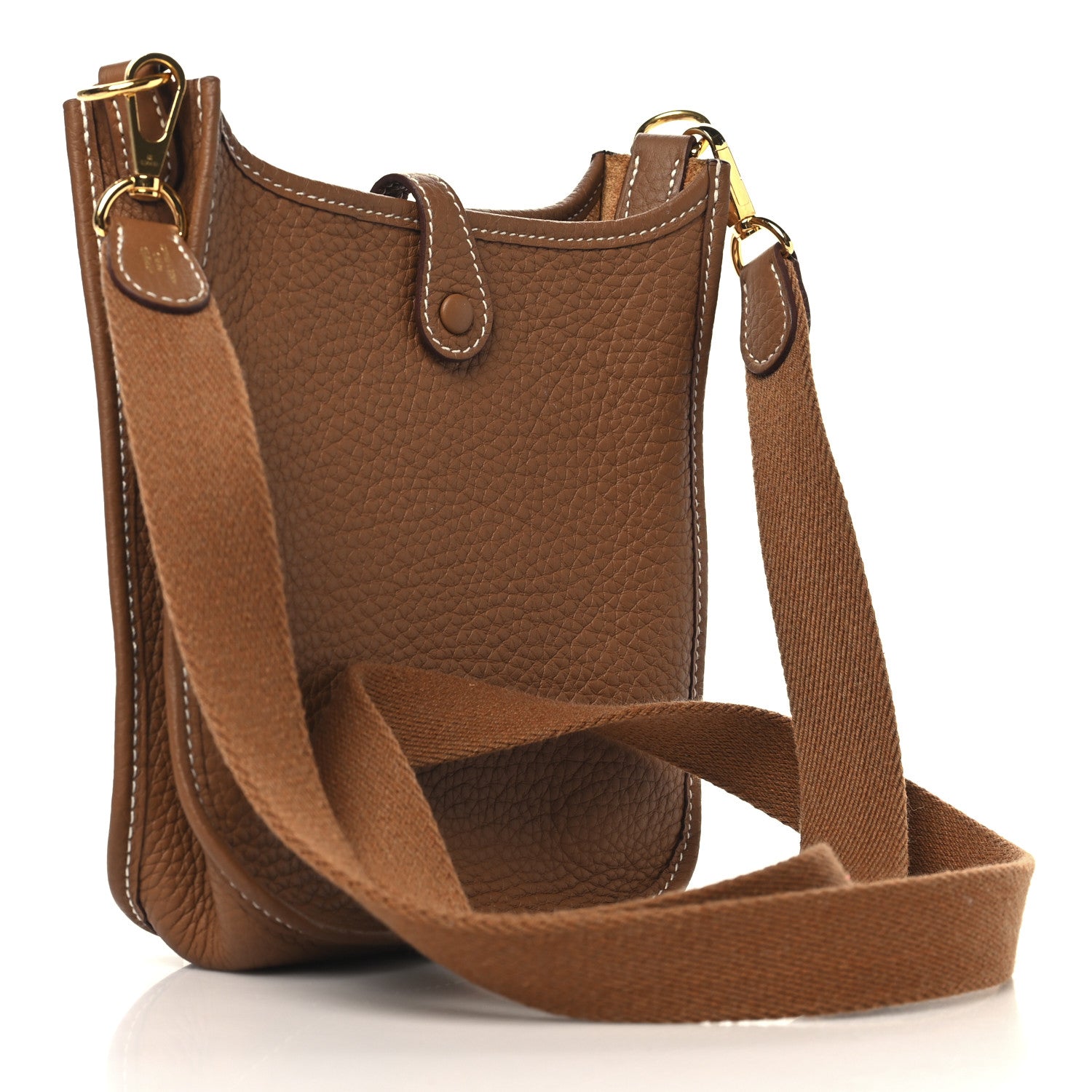 Hermes Taurillon Clemence Evelyne TPM Gold 2 of 10