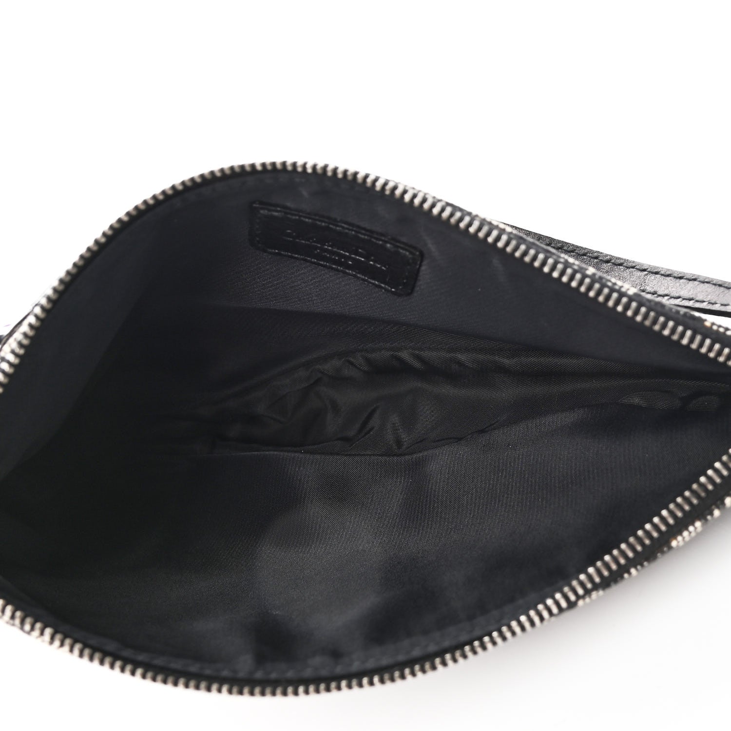 Christian Dior Monogram Mini Saddle Pochette Black 4 of 4