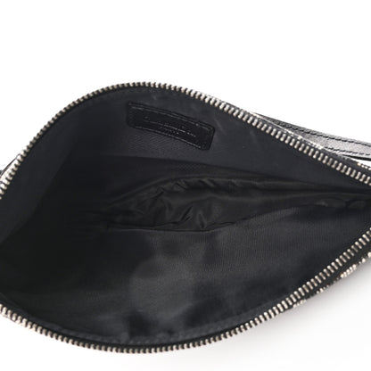 Christian Dior Monogram Mini Saddle Pochette Black 4 of 4