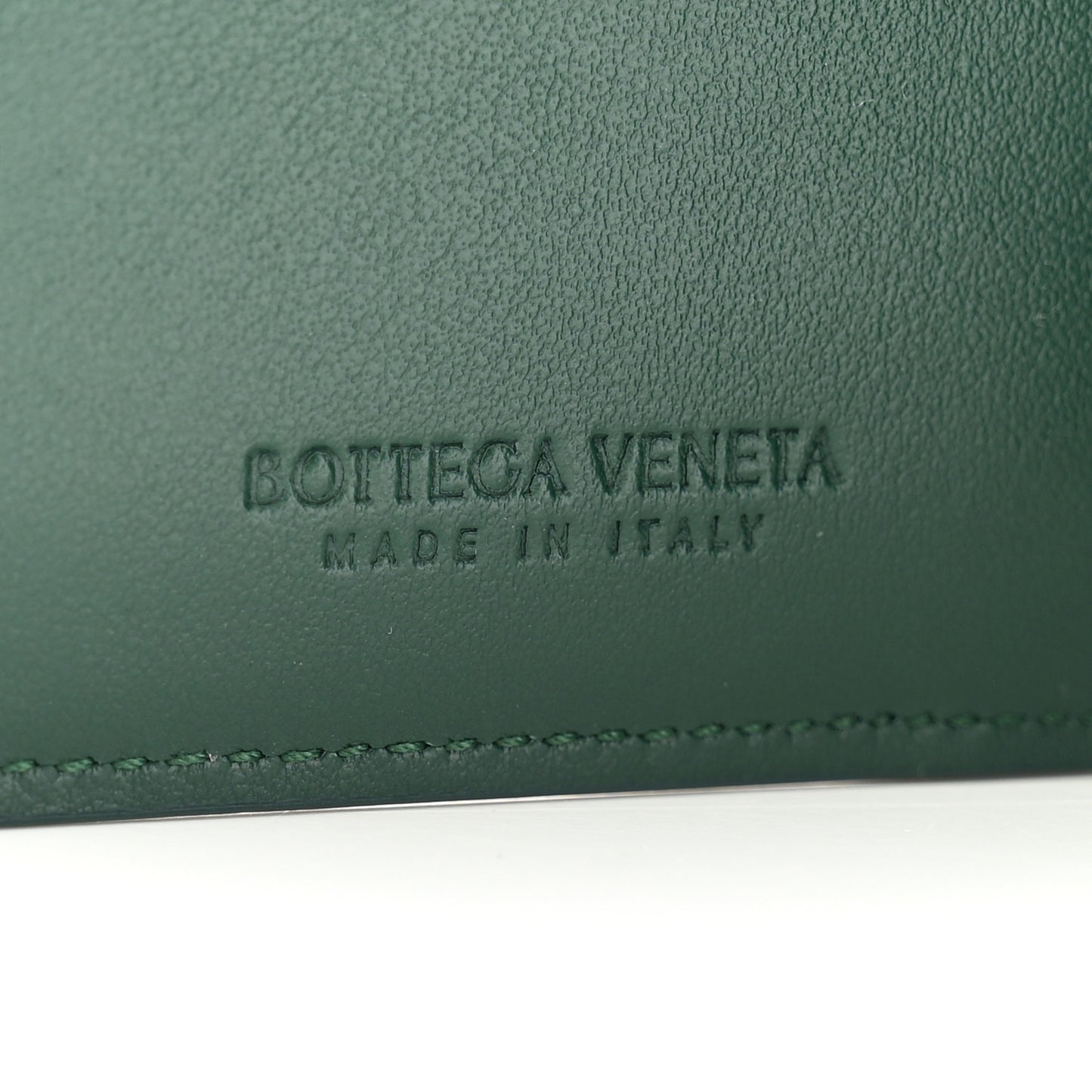 Nappa Intreccio Cassette Passport Case Raintree