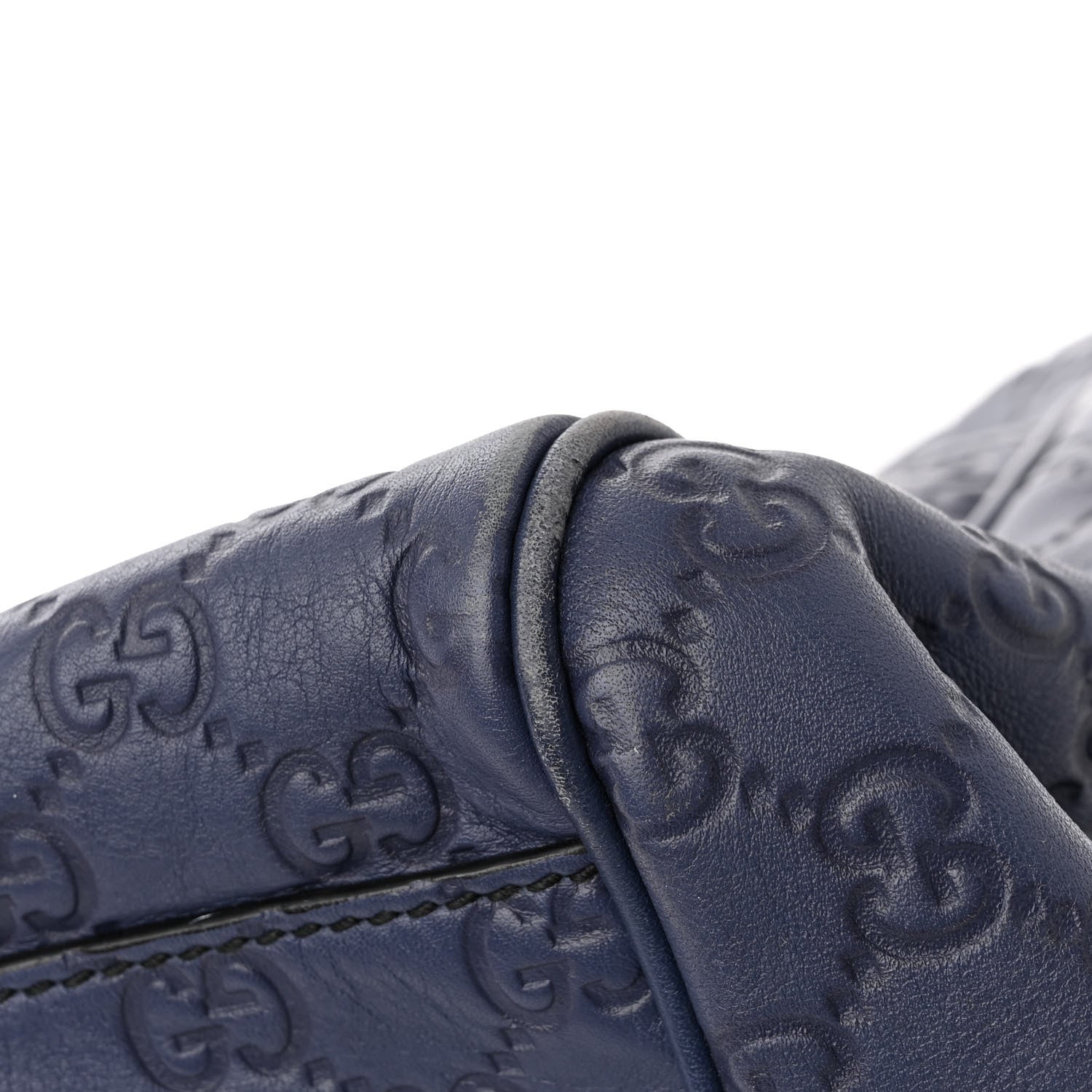 Gucci Guccissima Medium Emily Shoulder Bag Blue 13 of 14