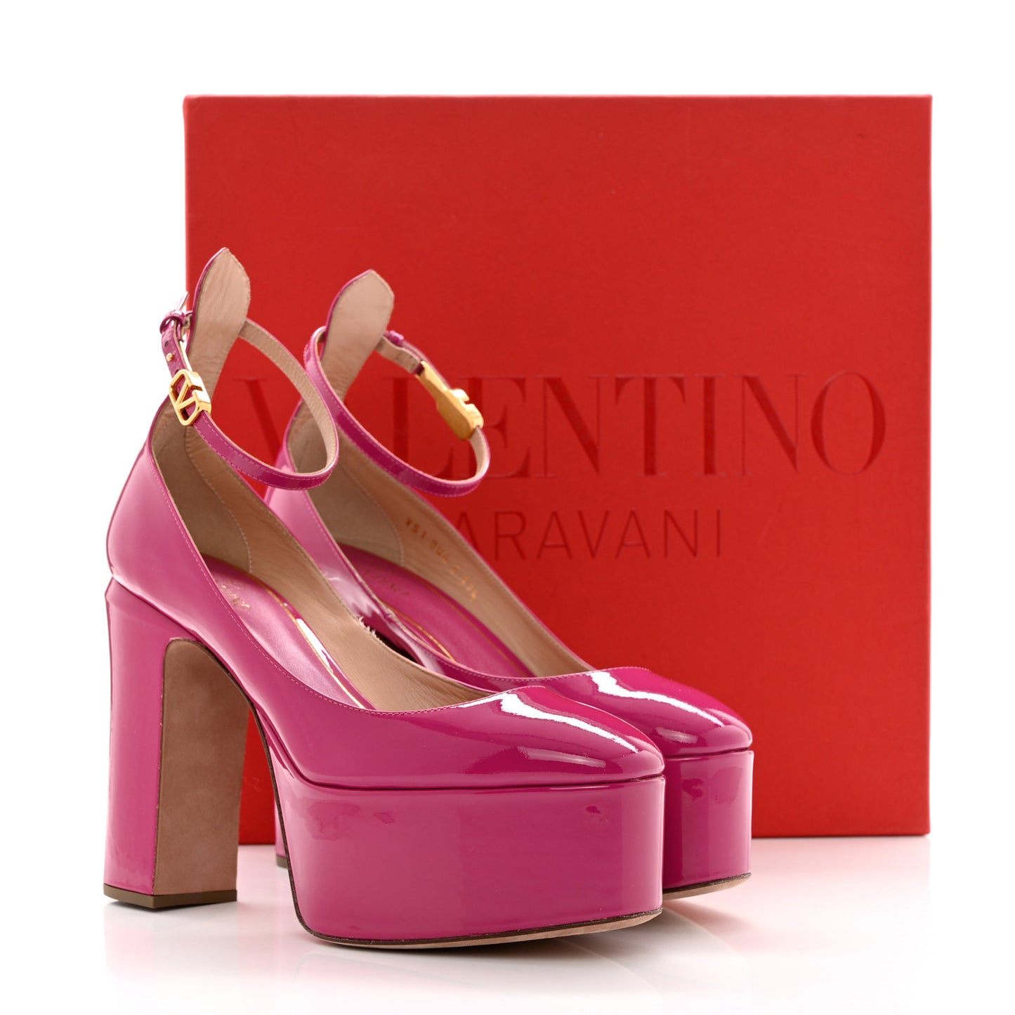 Patent Tan-Go 50/120mm Platform Pumps 37.5 Rose Violet