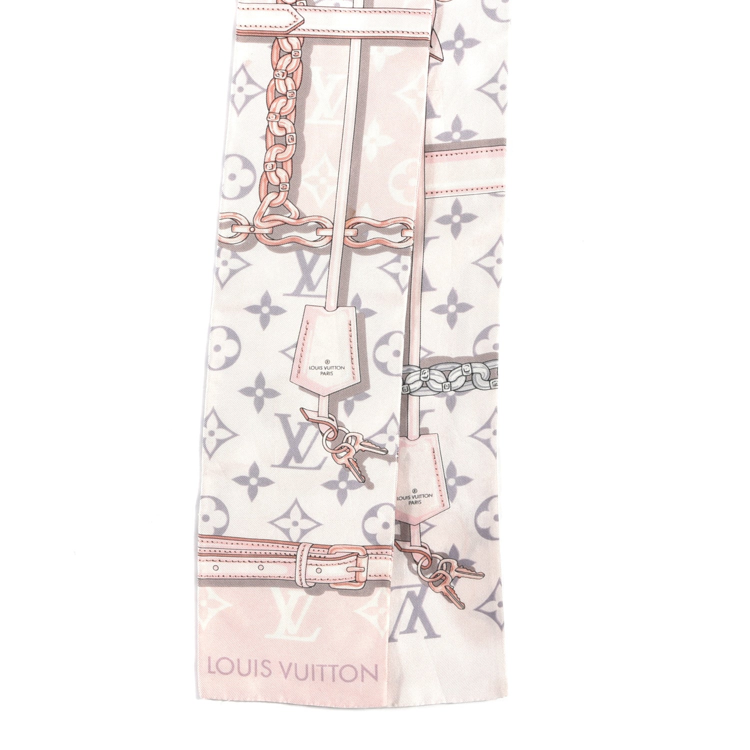 Louis Vuitton Silk Monogram Confidential Bandeau Light Pink 2 of 3