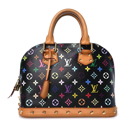 Louis Vuitton Monogram Multicolor Alma PM Black 1 of 18