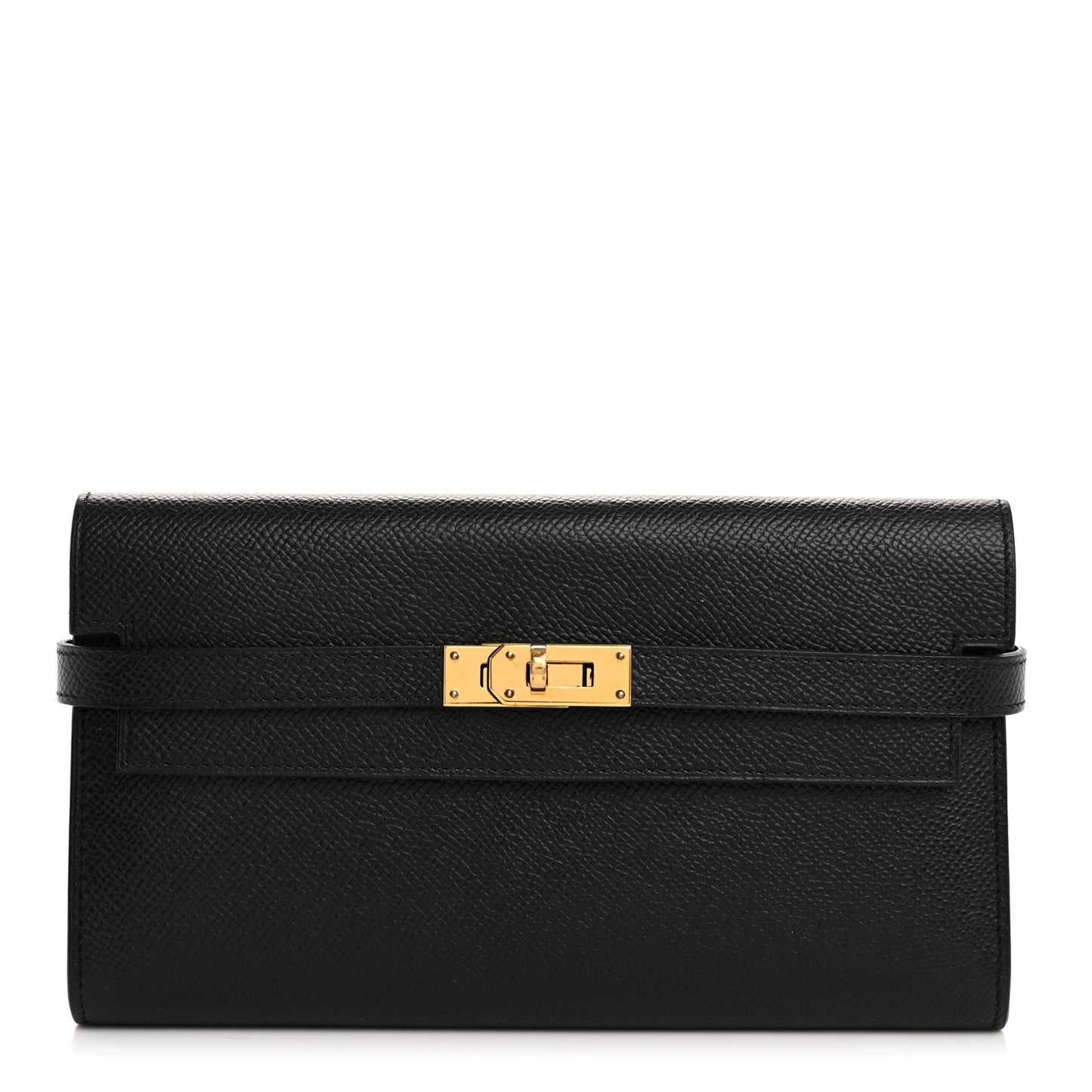 Epsom Kelly Longue Wallet Black