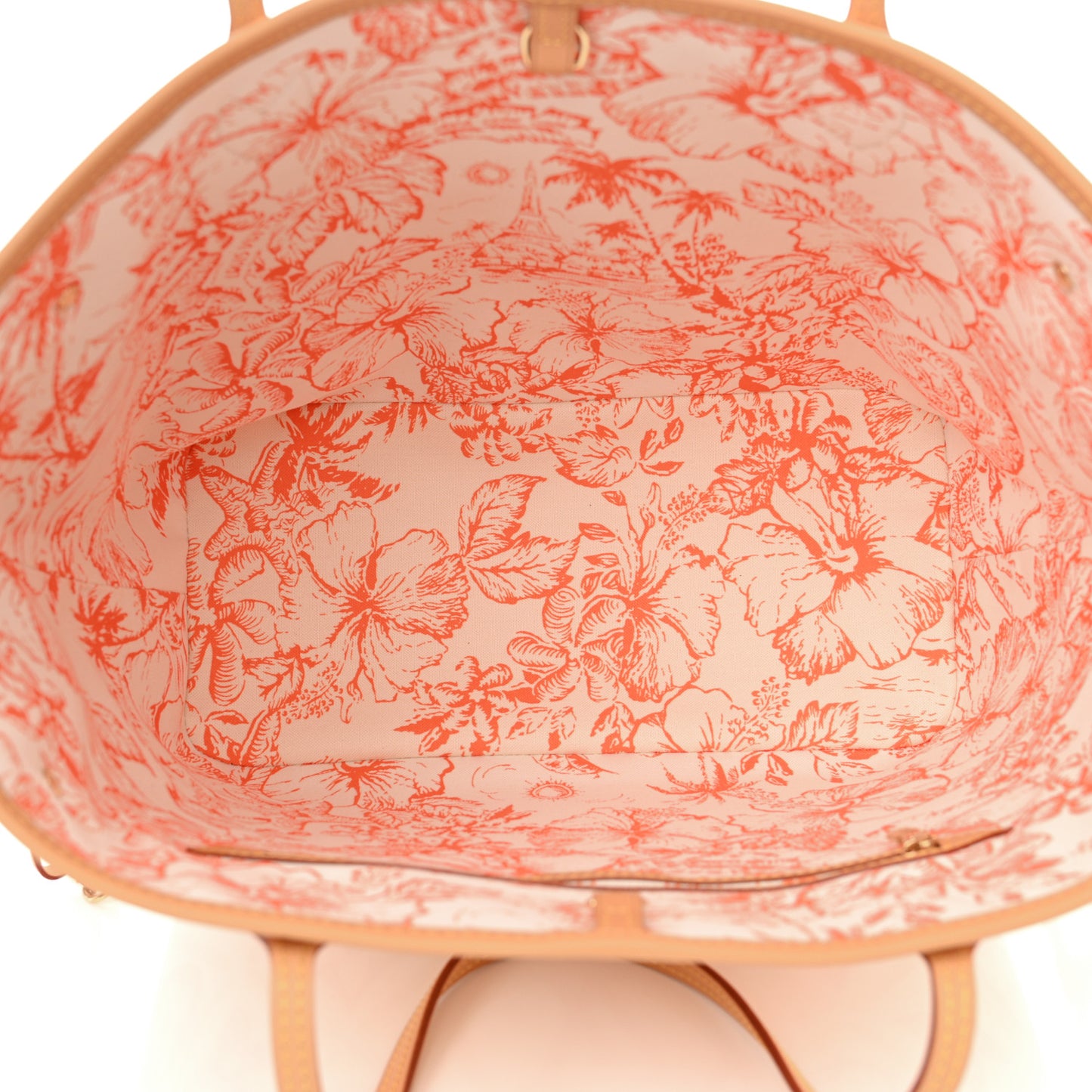 Monogram Giant By The Pool 2.0 Neverfull MM Coral