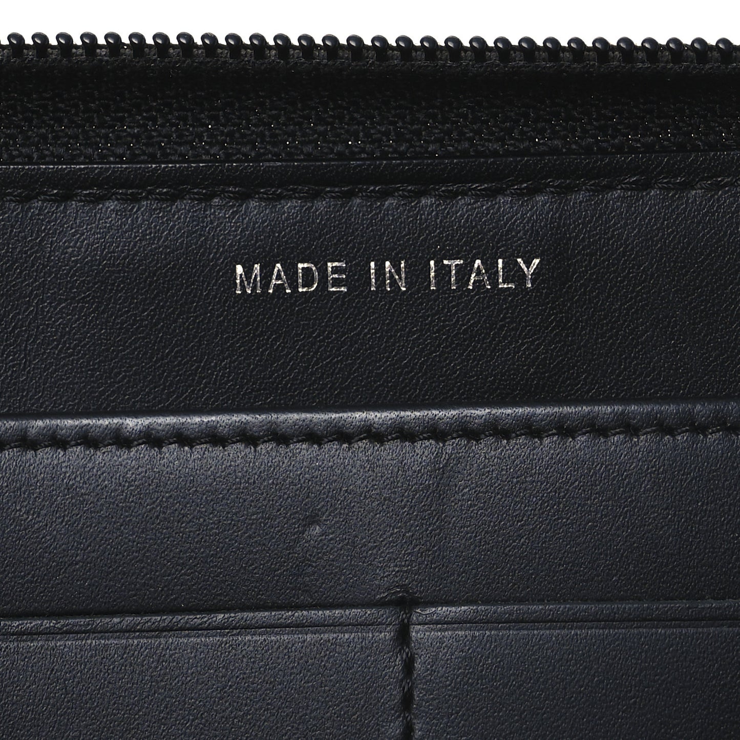 Patent Calfskin Quilted Boy L-Gusset Zip Wallet Black